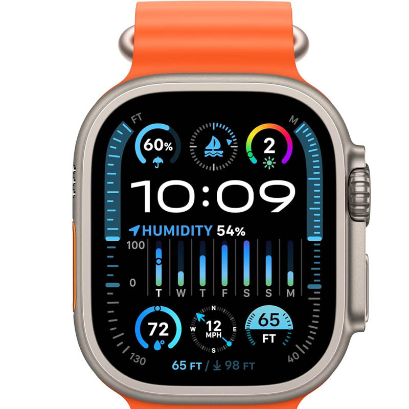 Apple Watch Ultra 2 49mm Rugged Titanium Case