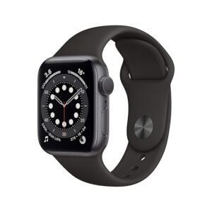 Apple Watch Series 6 [GPS, 40mm] – Space Gray Aluminum Case with Black Sport Band