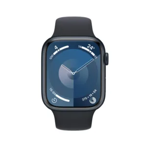 Apple Watch Series 9 [GPS 45mm] Smartwatch with Midnight Aluminum Case with Midnight Sport Band