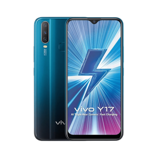 Vivo Y17 Mineral Blue – 128GB Storage, 6GB RAM, Single SIM (Refurbished)