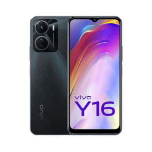Vivo Y16 Stellar Black – 128GB Storage, 8GB RAM, Single SIM (Refurbished)
