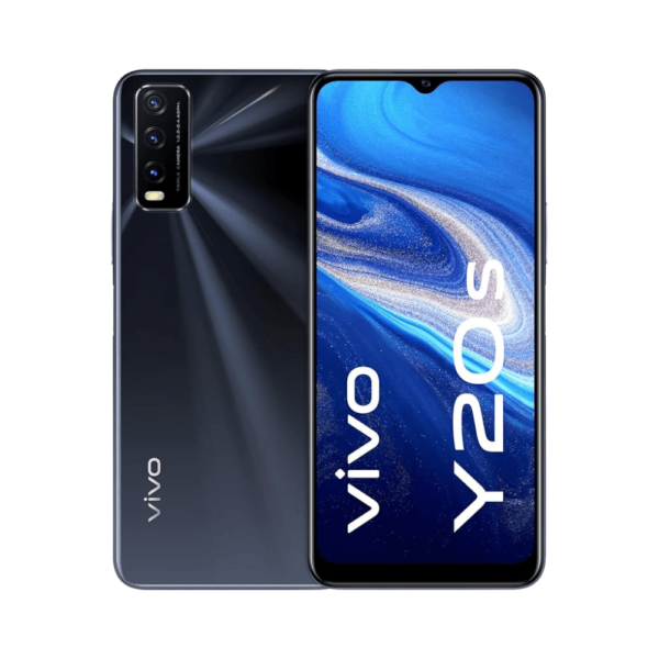 Vivo Y20S Obsidian Black – 128GB Storage, 6GB RAM, Single SIM (Refurbished)
