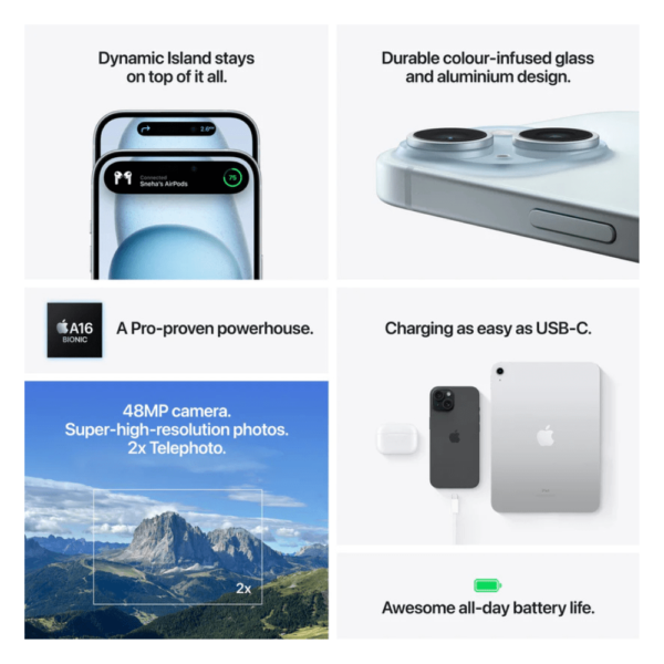 Apple iPhone 15 (Green)