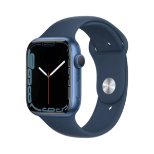 Apple Watch Series 7 (GPS + Cellular, 45mm) – Blue Aluminum Case with Abyss Blue Sport Band