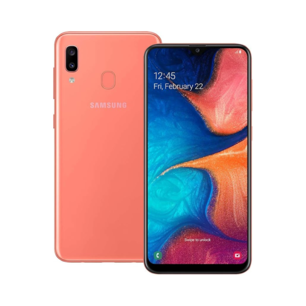 Samsung Galaxy A20 3GB RAM 32GB Storage Single SIM – Coral Orange