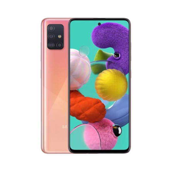 Samsung Galaxy A51 4GB RAM 64GB Storage Single SIM – Prism Crush Pink