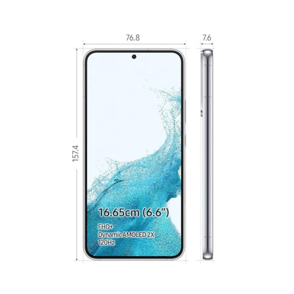 Samsung Galaxy S22 Plus 8GB RAM 128GB Storage Single SIM – Phantom White