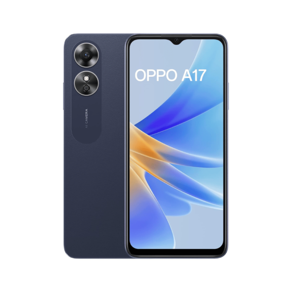 Oppo A17 – 128GB Storage, 6GB RAM, Dual SIM – Midnight Black