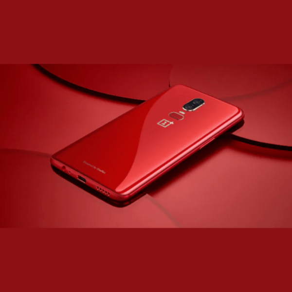 OnePlus 6 – 128GB Storage, 8GB RAM, Single SIM – Amber Red