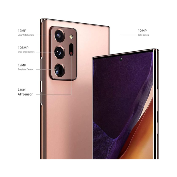 Samsung Galaxy Note 20 Ultra 12GB RAM 256GB Storage Dual SIM – Mystic Bronze