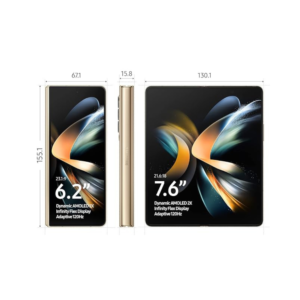 Samsung Galaxy Z Fold4 256GB Storage Mobile Phone – Beige (Brand New)