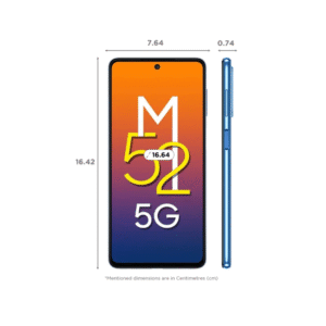 Samsung Galaxy M52 5G 128GB Storage Single SIM – 8GB RAM Light Blue