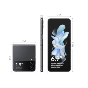 Samsung Galaxy Z Flip4 8GB RAM 128GB Storage Single SIM – Phantom Black
