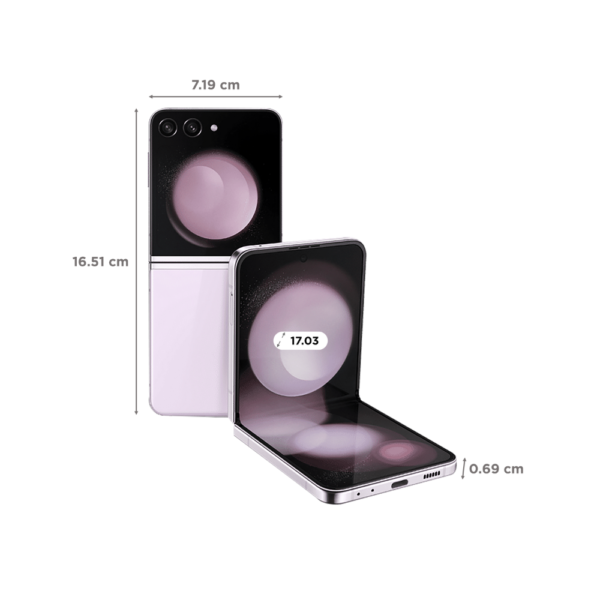 Samsung Galaxy Z Flip5 8GB RAM 512GB Storage Single SIM – Lavender
