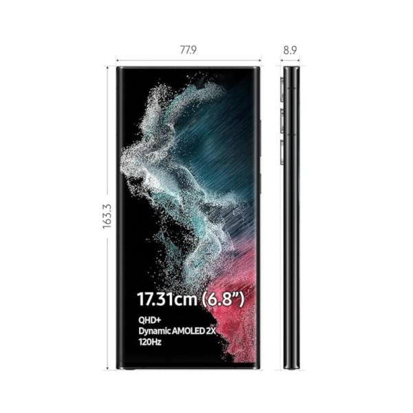 Samsung Galaxy S22 Ultra 12GB RAM 512GB Storage Dual SIM – Phantom Black