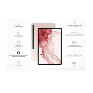 Samsung Galaxy Tab S8 Plus 8GB RAM 128GB Storage Single SIM – Pink Gold