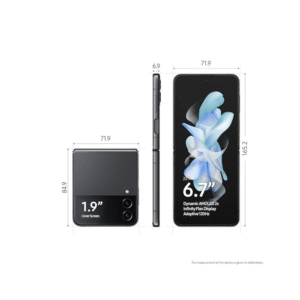 Samsung Galaxy Z Flip4 8GB RAM 128GB Storage Single SIM – Gray